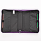 Medium Jer. 29:11 Purple Floral LuxLeather Bible Cover - Jeremiah 29:11