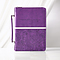 Medium Jer. 29:11 Purple Floral LuxLeather Bible Cover - Jeremiah 29:11