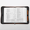 Large  The Plans Pink Faux Leather Bible Cover, Zippered Case w/Handle - Jeremiah 29:11