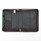 Large Cross Badge Brown Distressed Faux Leather Classic Bible Cover