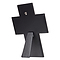 Christian Art Gifts Decorative Wall Cross, Faithful Servant, Blue LuxLeather