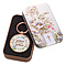 Grace upon Grace Keyring in Tin