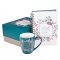 Let Your Faith Be Bigger Than Your Fear Journal and Mug Boxed Gift Set for Women