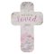 Purple Floral You are Loved 1 John 4:19 (Pack Of 12) Cross Bookmarks
