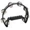 Half Moon Black Tambourine