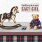 Baby Girl - Rocking Horse Card