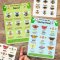 Bee & Butterfly Indication Sticker Fact Sheets (Pack of 4)