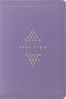 NLT Compact Giant Print Zipper Bible, Filament Enabled (LeatherLike, Diamond Lavender, Red Letter)