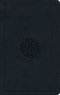 ESV Large Print Value Thinline Bible (TruTone, Navy, Mosaic Cross Design)