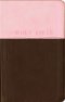 Premium Gift Bible NLT, Filament Enabled, TuTone (LeatherLike, Pink/Dark Brown, Red Letter)