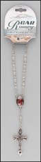 Crystal Glass Single Decade Car Rosary