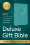 KJV Holy Bible: Deluxe Gift Bible - Turquoise Circle Leaf: King James Version Bible