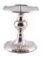 Nickel Plated Candle Holder H 15 cm D 13 cm