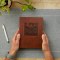 NKJV New Testament, Tracing edition: Engaging the Scripture Word by Word (Brown Leathersoft over Board)