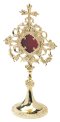 Gold Plated Reliquary H 34 cm