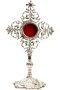 Silver Plated Reliquary H 32 cm