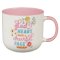 Mug Pink A Glad Heart Makes A Cheerful Face Prov. 15:13