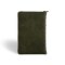 CSB Personal Size Bible, Holman Handcrafted Collection, Zipper Closure, Marbled Olive Premium Calfskin