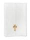 New 14" x 14" Lavabo Towel - Gold Cross Design