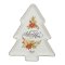 Cookie Plate-Let Us Adore Him-Tree Shape (Ps. 95:6) (11.1 x 9.1)