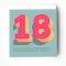 18th birthday card with bible verse on cover