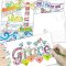 Images of Grace Coloring Postcards (Pack of 10)