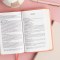 CSB Single-Column Compact Bible, Digital Study Edition, Blush Floral LeatherTouch