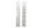 Pack of 2 White and Silver Advent Candles