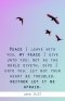 Funeral Bulletin: My Peace (Package of 100)