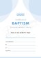 ETC Baptism Certificate A4 Portrait (pack of 10)