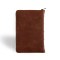 CSB Personal Size Bible, Holman Handcrafted Collection, Zipper Closure, Marbled Tan Premium Calfskin