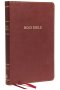KJV Thinline Bible, Burgundy, Indexed, Red Letter Ed.