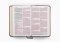 ESV Large Print Thinline Bible, Red Letter (TruTone, Mahogany)