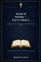 Words of Wisdom - Part II, Volume 6: Humanity: Image of God, Dignity, Responsibility, and Calling