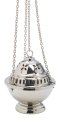 Nickel Plated Thurible H 14 cm