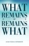 What Remains  /  Remains What