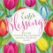 Mini Easter Cards - Easter Blessings/Tulips (pack of 5)
