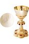 Gold Plated Chalice With Stones H 23 cm