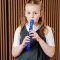 Blue Descant Plastic Recorder