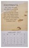 2027 Mini Magnetic Calendar Footprints In The Sand