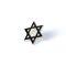Lapel Pin Star Of David Silver Pack of 6