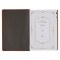 KJV Dark Brown and Honey Brown Faux Leather Large Print King James Version Study Bible with Thumb Index