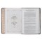 KJV Study Bible Faux Leather, Two-tone Brown with Thumb Index