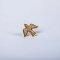 Lapel Pin Descending Dove Outline Gold Pack of 6