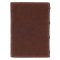 Spice-brown Genuine Leather King James Version Pocket Bible