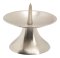 Nickel Plated Candlestand with Big Thorn D 9 cm
