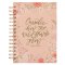 Journal Spiral-bound Orange Consider How the Wildflowers Grow Luke 12:27