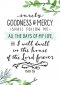 Surely Goodness and Mercy A3 Print