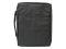 Plain Black Canvas Bible Cover - Extra Large