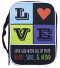 Love Block Canvas Bible Cover - Medium